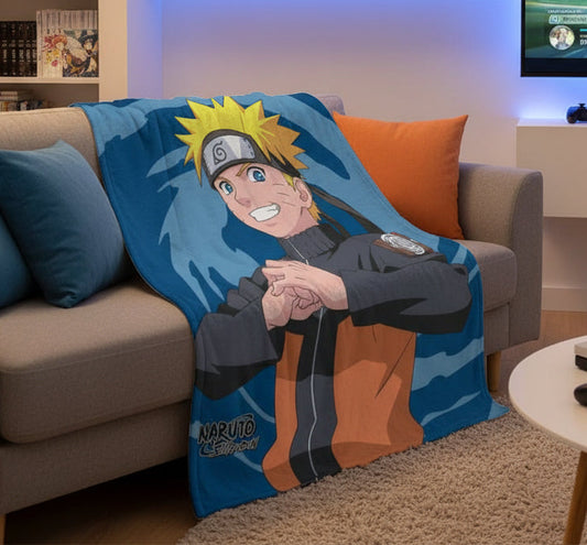 (Précommande) Couverture polaire 100x140cm Naruto