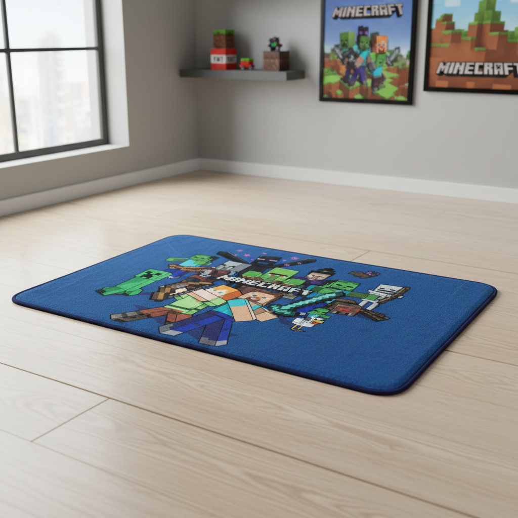 (Précommande) Tapis de bain Minecraft 40x60 cm