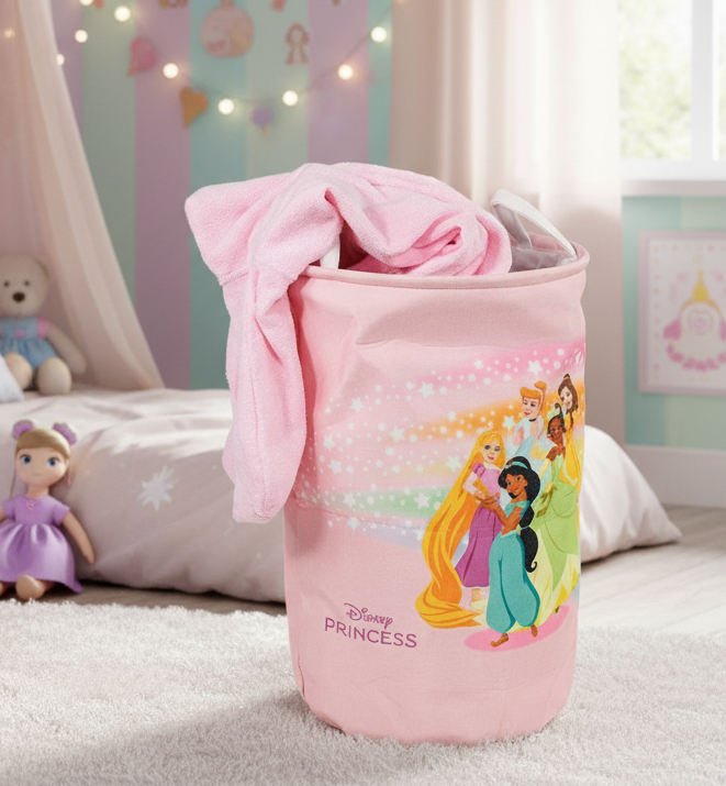 (Précommande) Panier à linge Disney Princesses 52x30 cm
