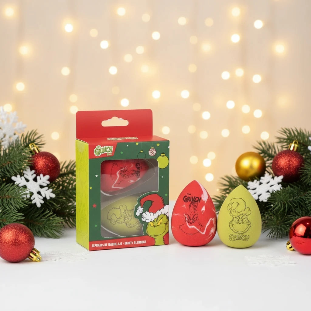 (Précommande) Lot de 2 éponges à maquillage Grinch