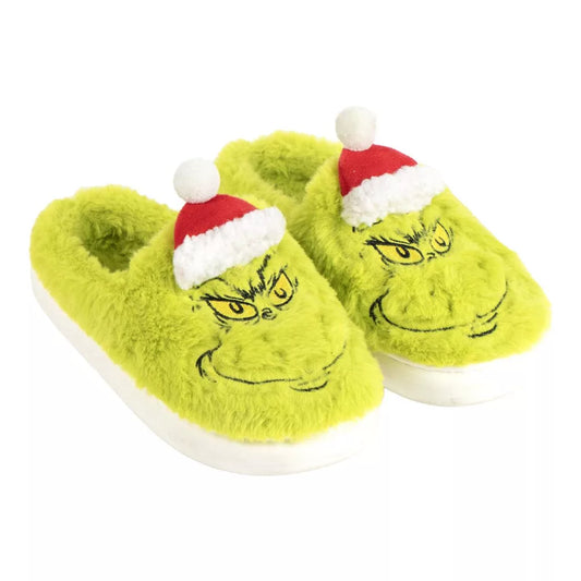 (Précommande) Les pantoufles d'hiver pour adultes The Grinch