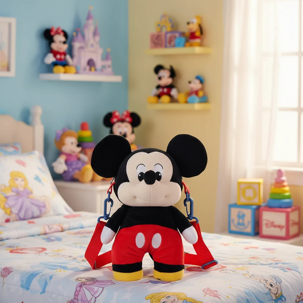 (Précommande) Sac à dos en peluche Mickey, sac 28 cm