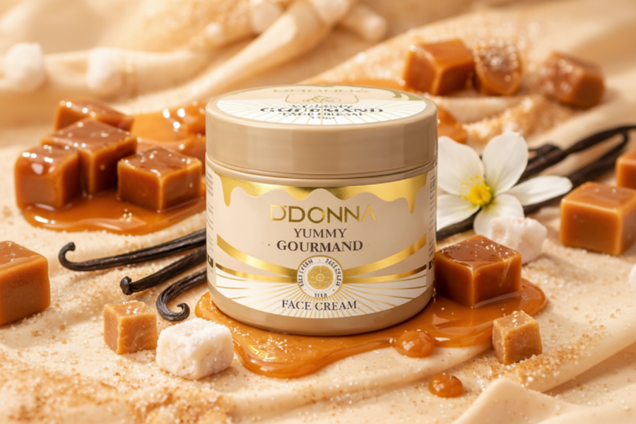 Crème Visage Yummy Gourmand Caramel & vanille – 115 g