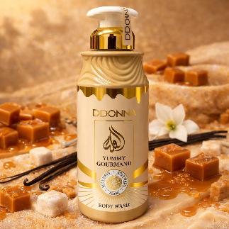 Gel Douche Yummy Gourmand Caramel & Vanille – 520 ml