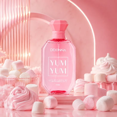 D’Donna Yum Yum Marshmallow – Brume Parfumée Corps & Cheveux 250 ml 🍓☁️