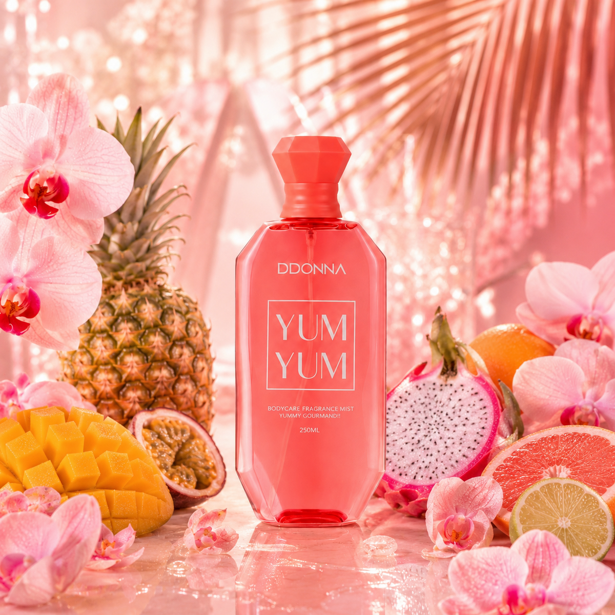 D’Donna Yum Yum – Brume Parfumée Corps & Cheveux 250 ml 🌸✨