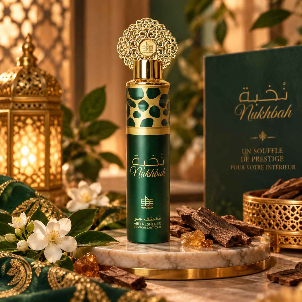 Nukhbah – Désodorisant d’Intérieur 300 ml ✨
