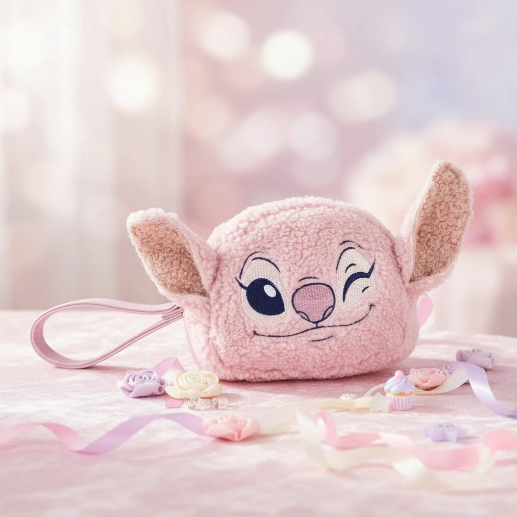 (Précommande) Trousse de toilette en polaire Angel 15cm