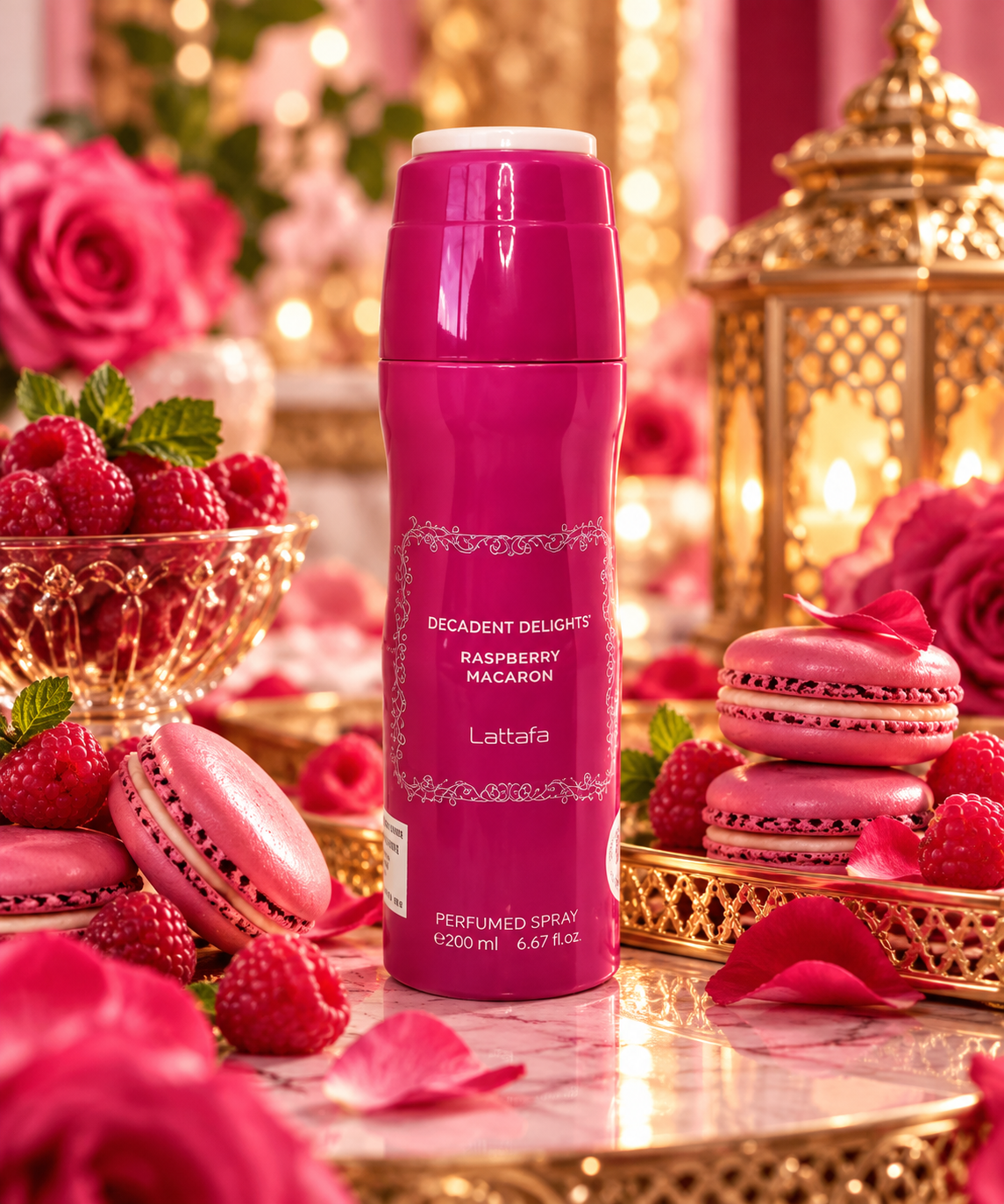 Raspberry Macaron – Déodorant Spray LATTAFA 200 ml