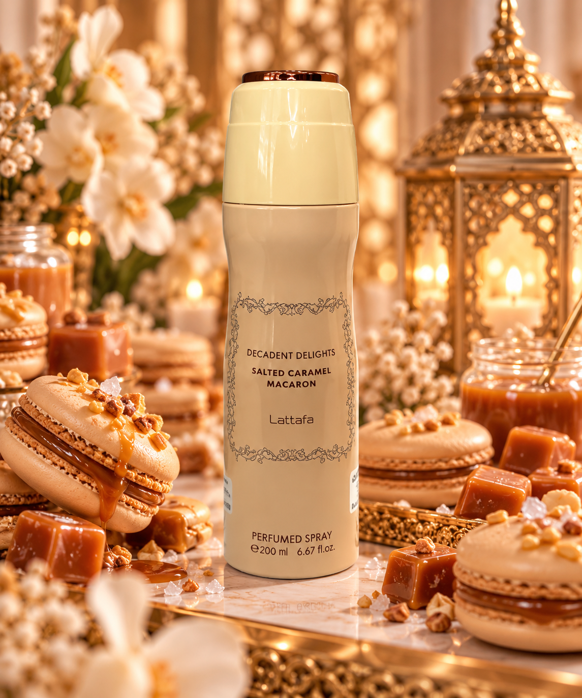 Salted Caramel Macaron – Déodorant Spray LATTAFA 200 ml