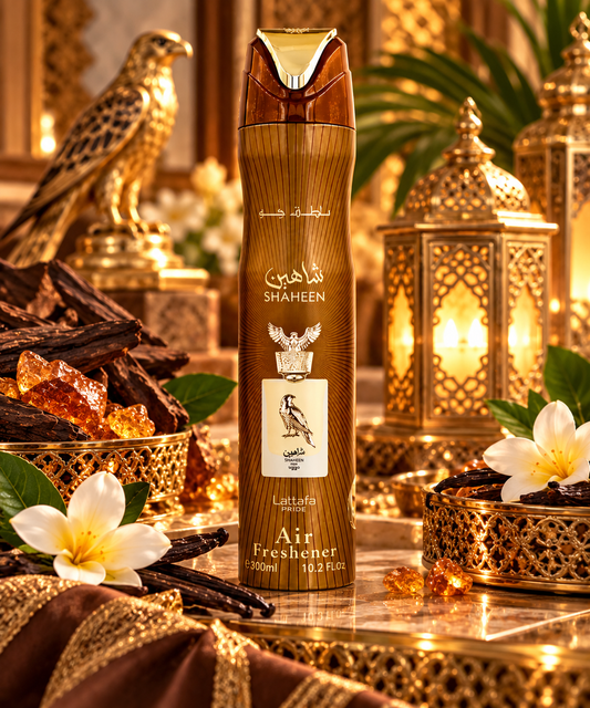 Shaheen Gold – Désodorisant d’intérieur LATTAFA PRIDE 300 ml