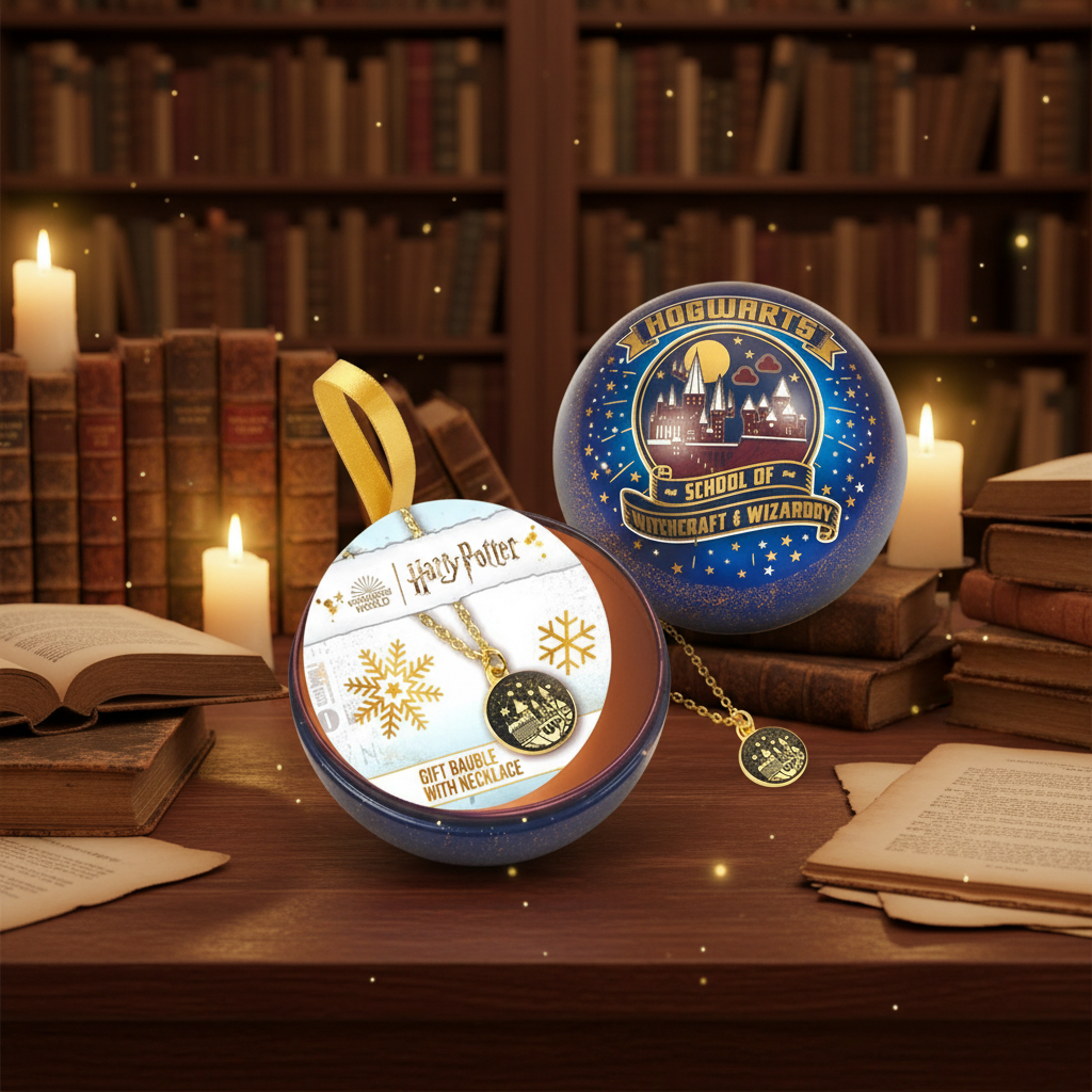 (Précommande) Pendentif Château de Poudlard + Ornement de Noël Harry Potter