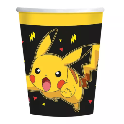 (Précommande) Gobelets en carton Pokémon 237 ml, lot de 8