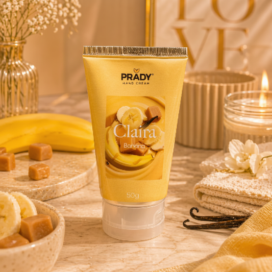 Crème Main Hydratante & Parfumée Claira Banana 50G