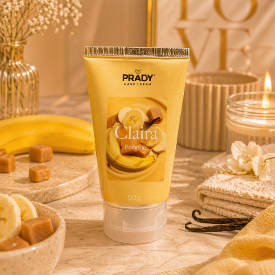Crème Main Hydratante & Parfumée Claira Banana 50G