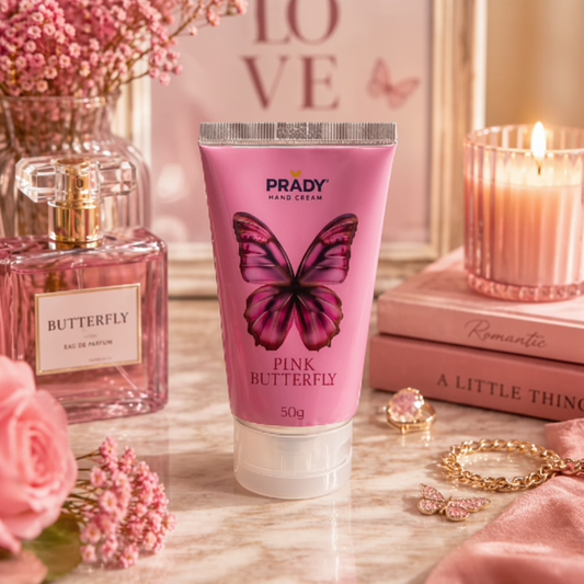 Crème Main Hydratante et Parfumée Pink Butterfly 50G