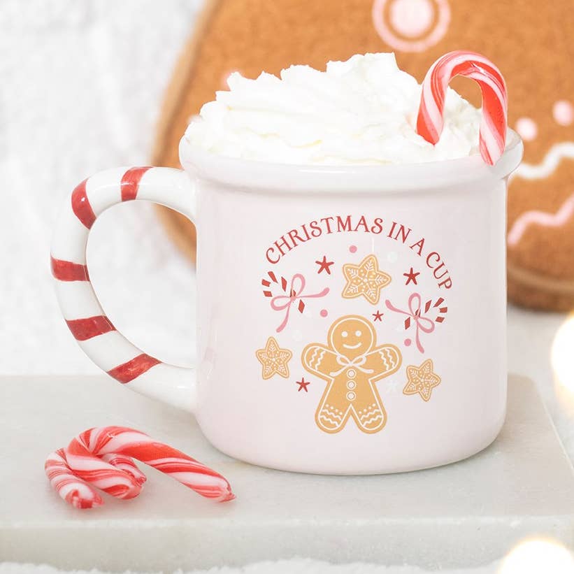 Mug « Noël rose dans une tasse »