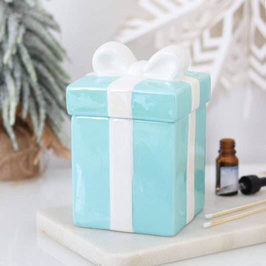 Brûle‑parfum Cadeau de Noël bleu