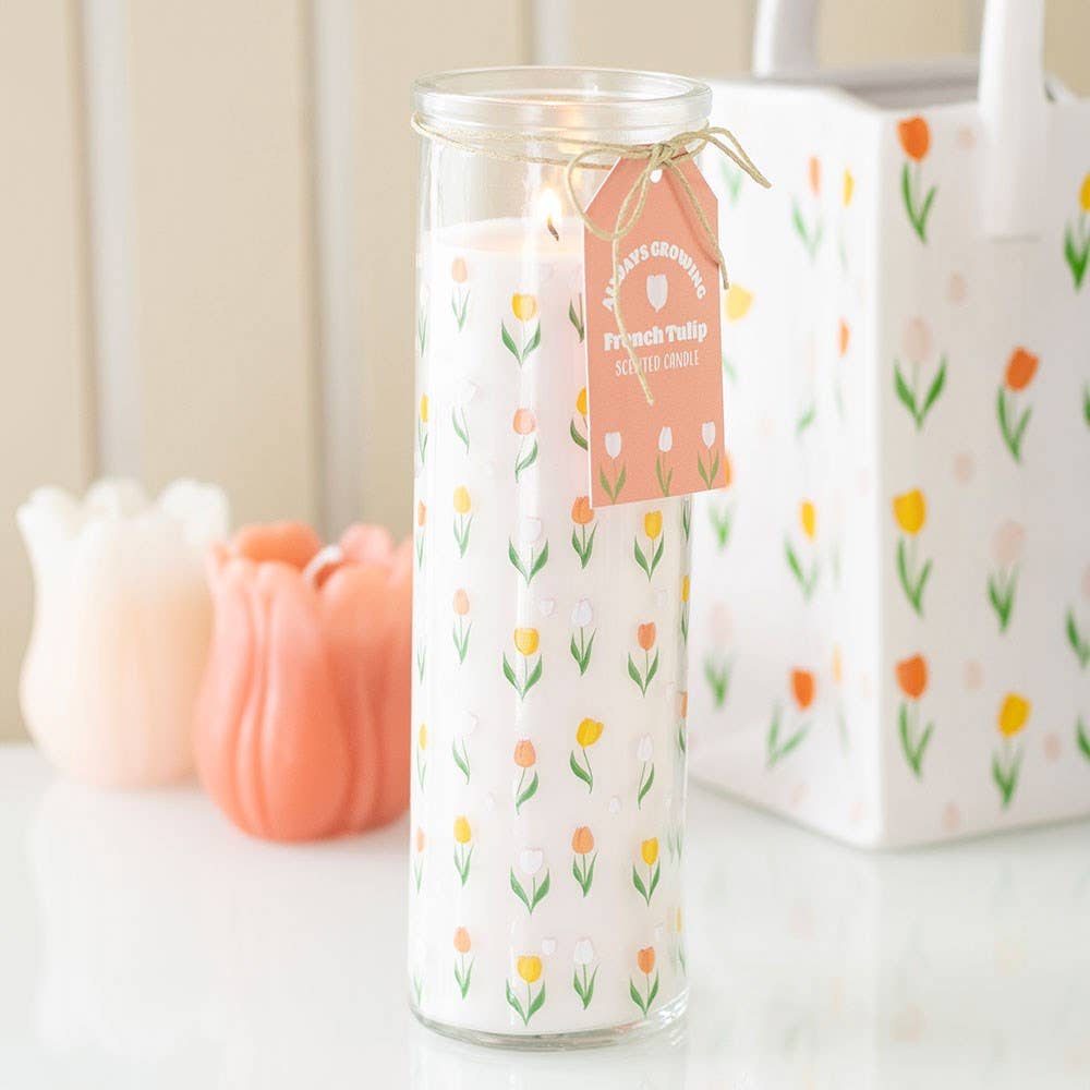 🌷 Bougie Parfumée Tulipe Française