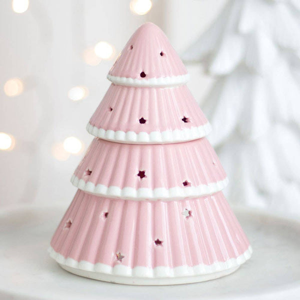 Brûle-Parfum Sapin de Noël Rose