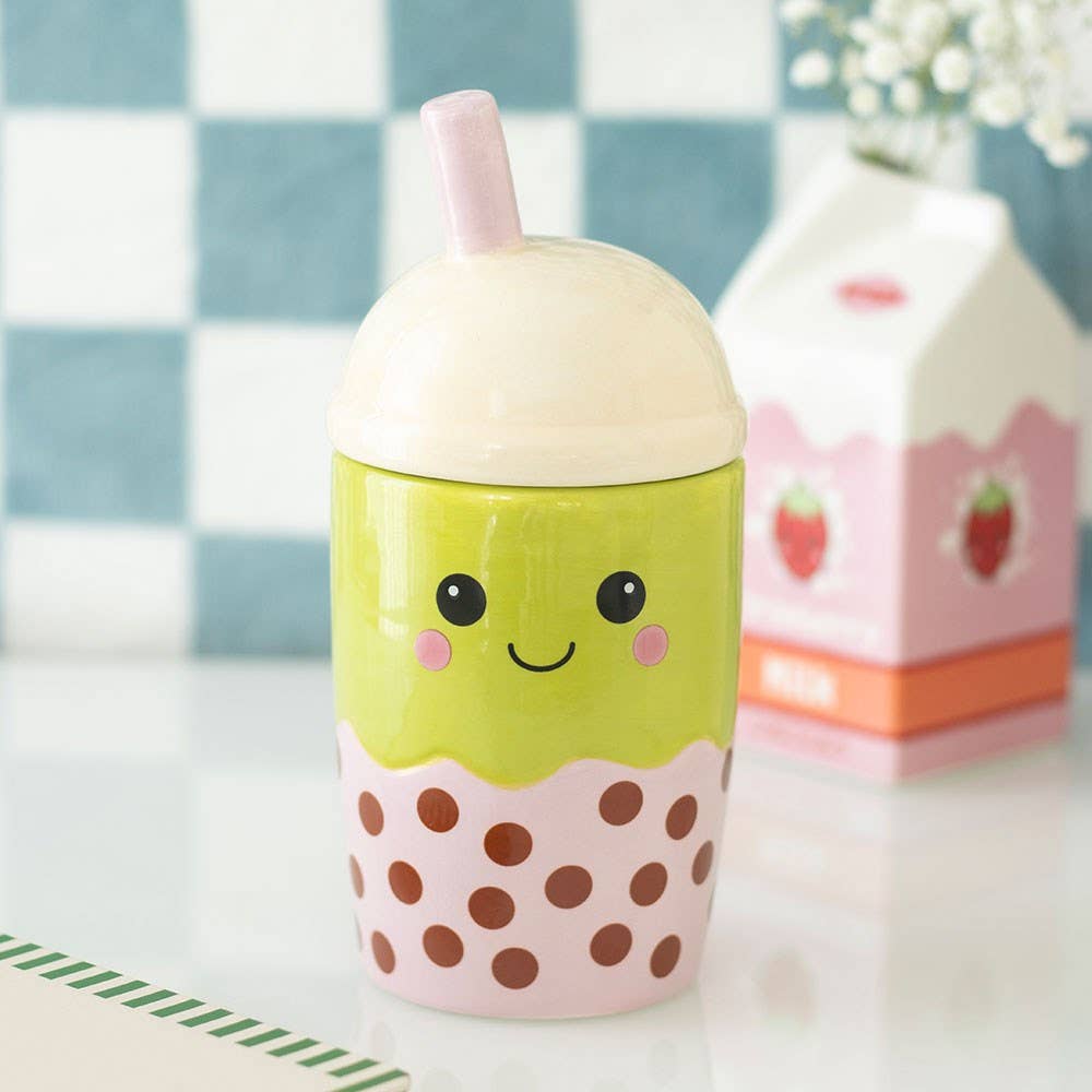 Brûle-Parfum Bubble Tea en Céramique