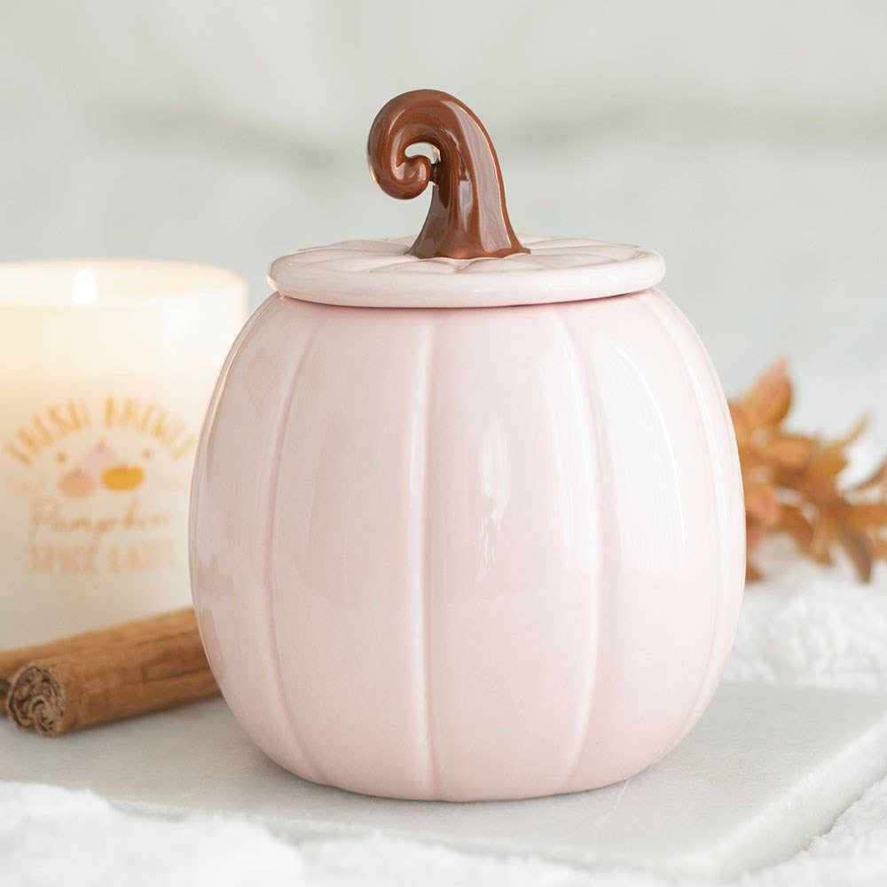 🎃 Brûle-Parfum Citrouille Rose