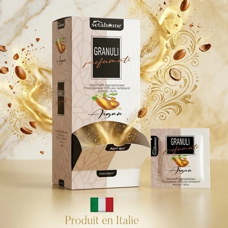Sachets Parfumés Argan Multi-Usages - Aspirateur, Voiture, Armoire, Ambiance, Cendrier