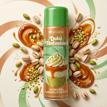 🍦 Déodorant Corps “Dolci Tentazioni” – Pistache & Caramel Salé – 150ml