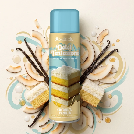 🥥 Déodorant Corps “Dolci Tentazioni” – Coconut & Vanille – 150ml