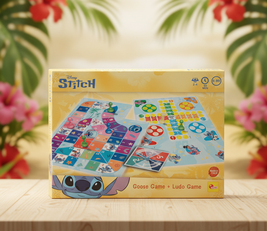 (Précommande) Jeu de Stitch Disney Parcheesi et Goose