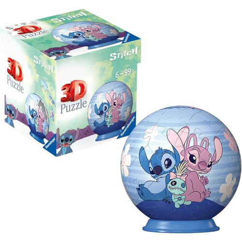 (Précommande) Puzzle 3D Angel et Stitch Disney 54 pièces
