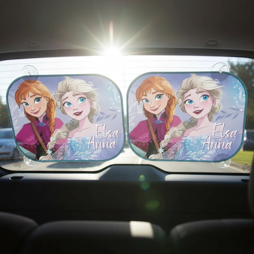 (Précommande) Pare-soleil Disney La Reine des Neiges pour fenêtre, lot de 2 ko