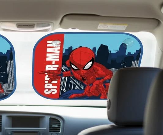 (Précommande) Pare-soleil Spiderman City pour fenêtre, lot de 2