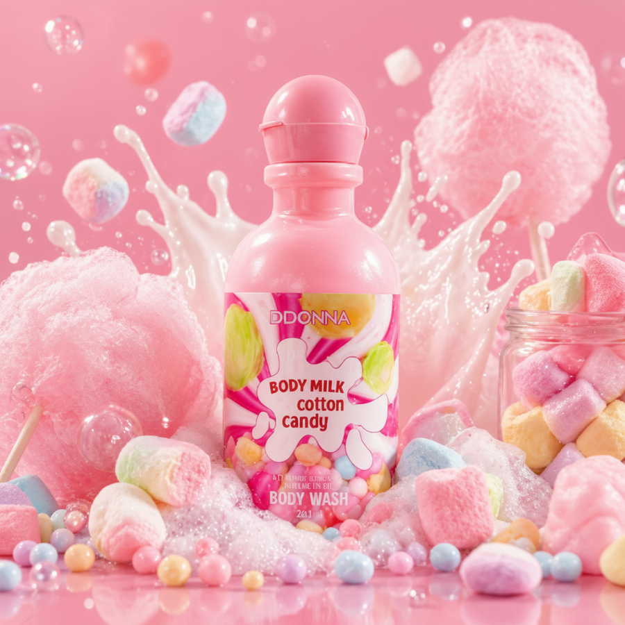 🍬 Body Milk Cotton Candy DDONNA – Gel Douche Gourmand 280 ML
