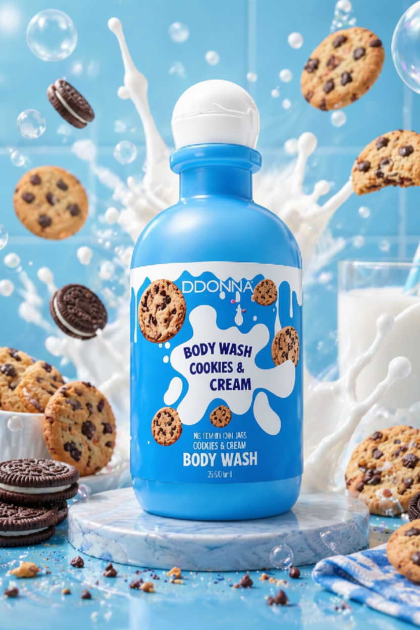 🍪 Body Wash Cookies & Cream DDONNA – Gel Douche Gourmand 280 ML
