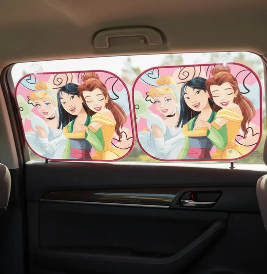 (Précommande) Pare-soleil Disney Princesses pour fenêtre, lot de 2