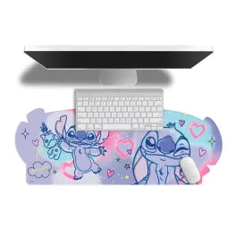 Tapis de souris de bureau Disney Lilo et Stitch Ce Monde 80x35 cm