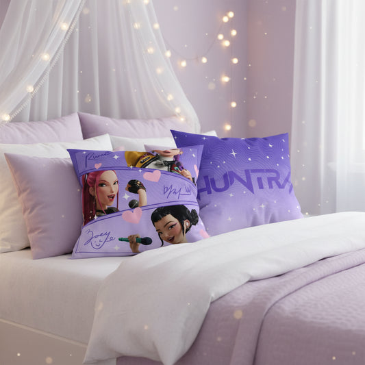 Coussin decoratif K-pop démon Hunters (recto verso)