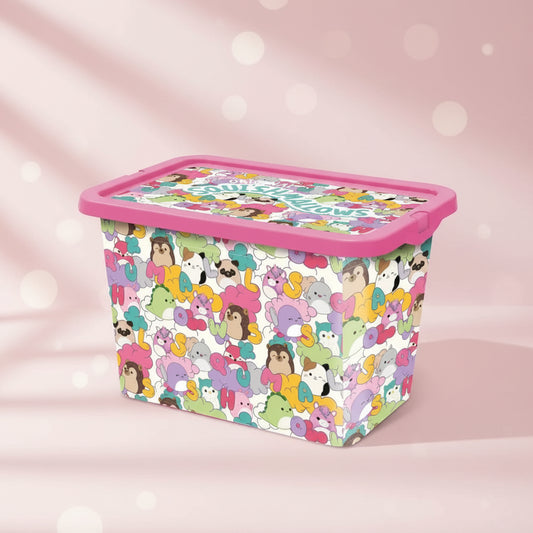 Boîte de rangement en plastique Squishmallows Pluffy 7 L
