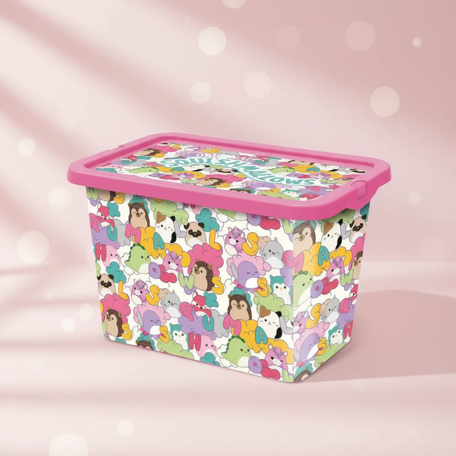 Boîte de rangement en plastique Squishmallows Pluffy 7 L