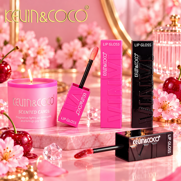Set 3 Pièces Gloss + Bougie Kevin & Coco 💄🕯️