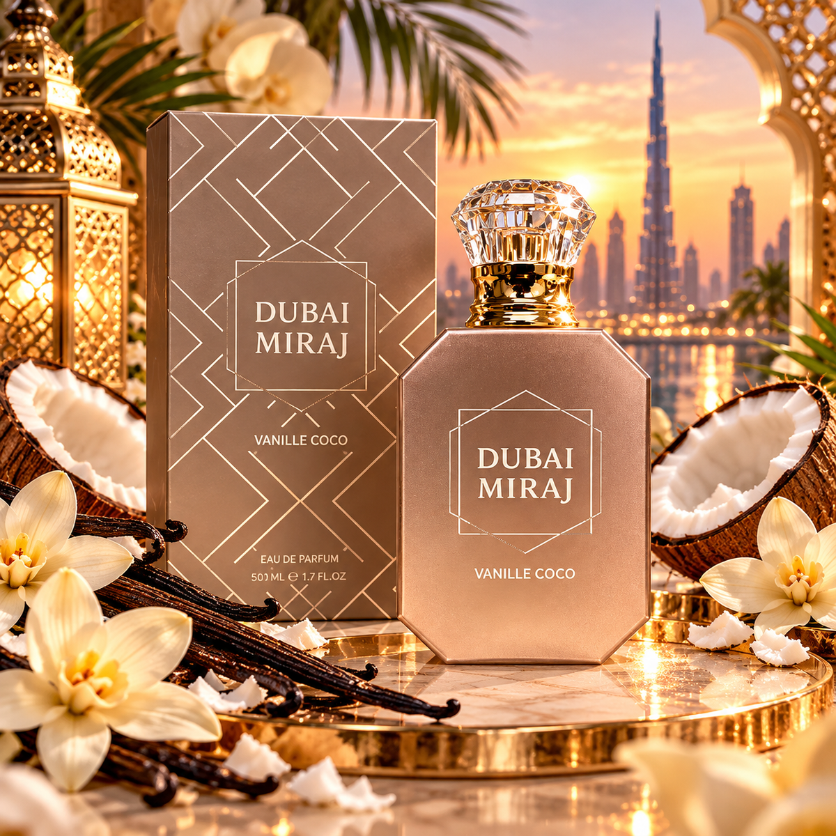 🥥 Dubai Miraj Vanille Coco – Eau de Parfum 50 ml