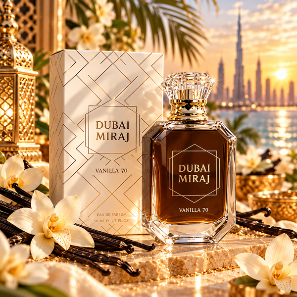 🍦 Dubai Miraj Vanilla 70 – Eau de Parfum 50 ml
