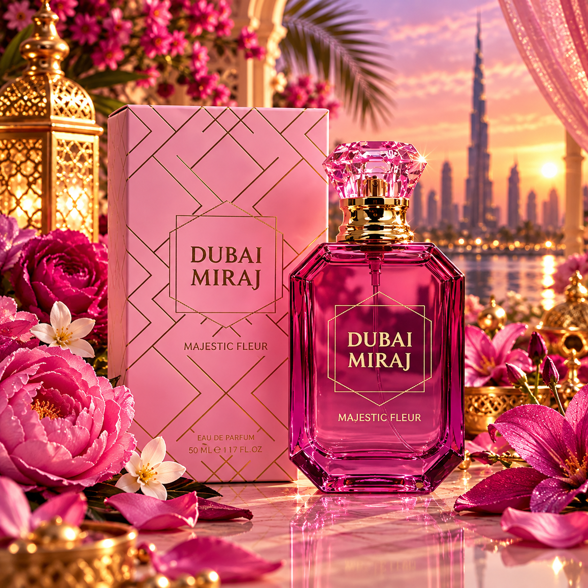 ✨ Dubai Miraj Majestic Fleur – Eau de Parfum 50 ml