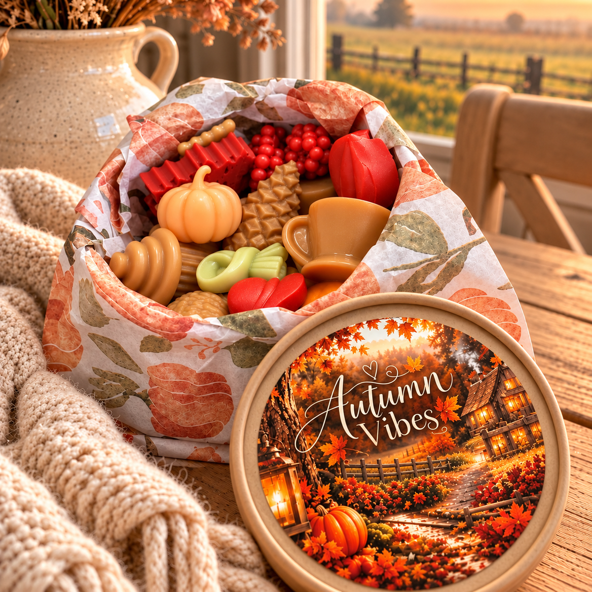 (Arrivage) Coffret cadeau « Autumn Vibes » de fondants parfumés 135g Édition limitée
