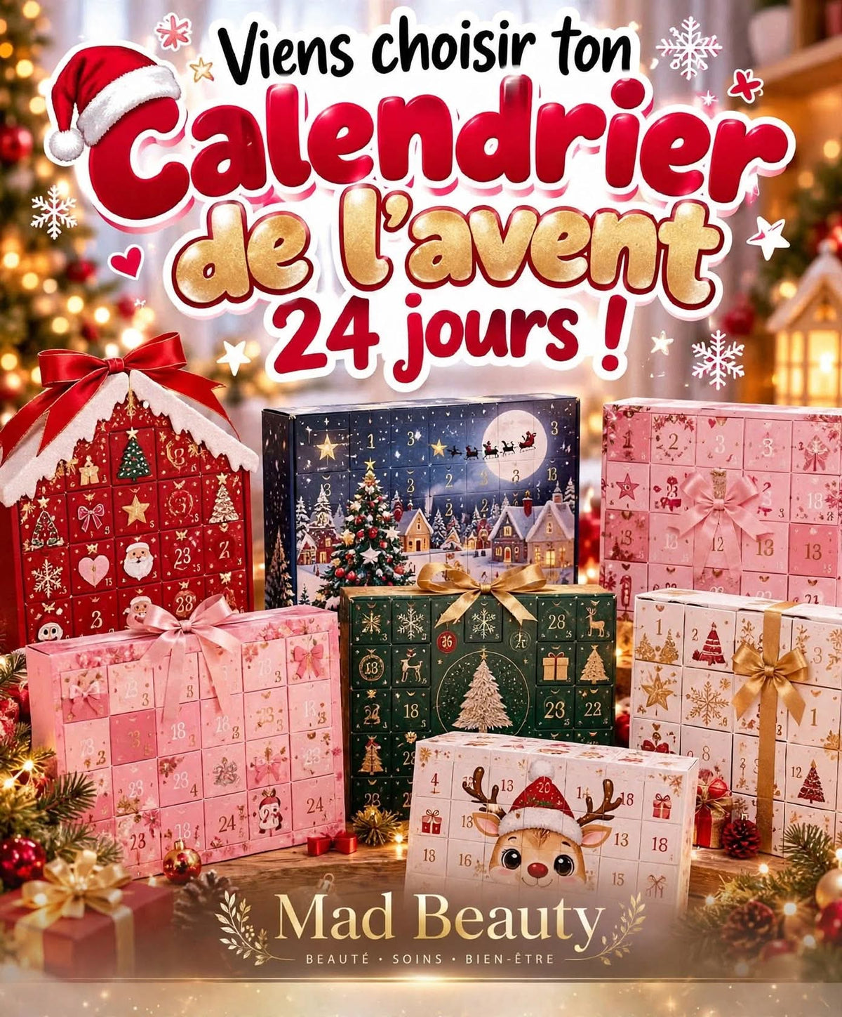 (Précommandes ouvertes jusqu’au dimanche 18 octobre) Calendrier de l’avent 24 jours Disney MAD Beauty à choisir entre plusieurs thèmes