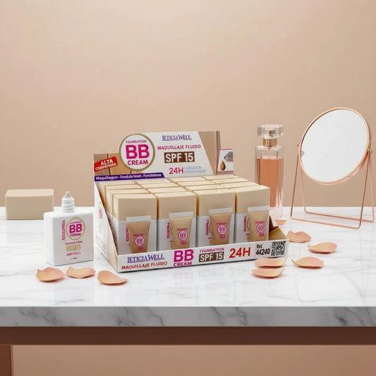 BB Cream Leticia Well SPF 15 – Fond de teint fluide haute couvrance