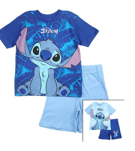 Ensemble short tee shirt manches courtes - Stitch
