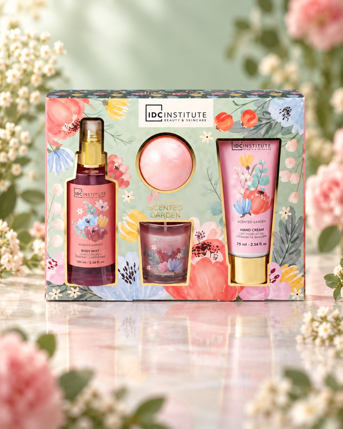 Coffret Cadeau Scented Garden 4 Pièces – IDC Institute