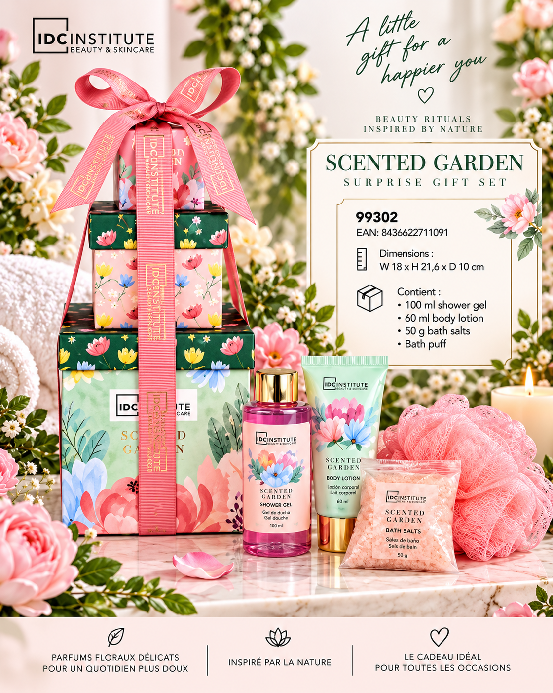 🌸 Coffret bain Noël – IDC Institute